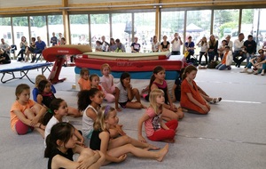 Remise des manchons en gymnastique artistique féminine