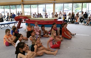 Remise des manchons en gymnastique artistique féminine