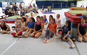 Remise des manchons en gymnastique artistique féminine