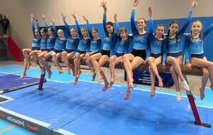 Une belle brochette de gymnaste!
